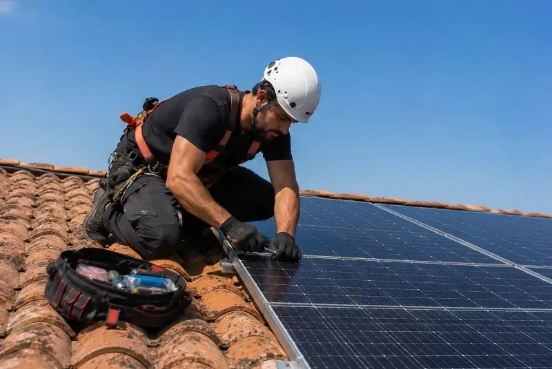Maintenance et monitoring de panneaux solaires à Amancy